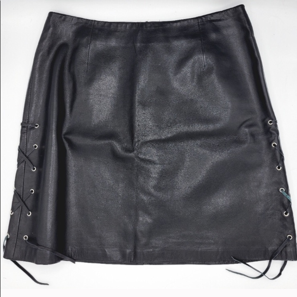 Cache genuine leather skirt size 10 & 6 available